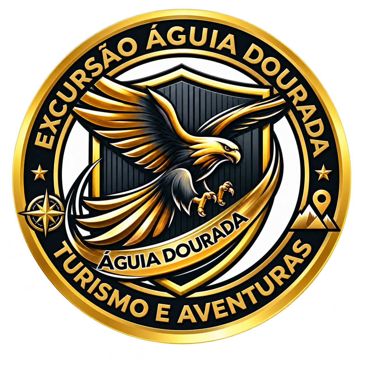 Logomarca original da Águia Dourada